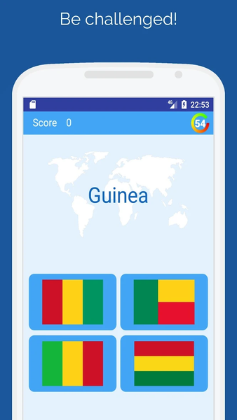 Flags of the countries - Quiz - Gameplay image of android game