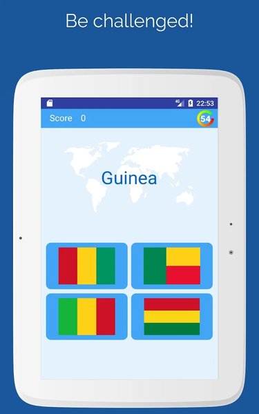 Flags of the countries - Quiz - Gameplay image of android game