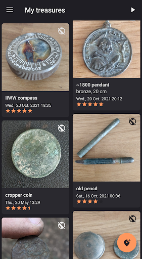 Treasure Logger - Metal detect - Image screenshot of android app