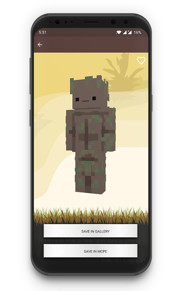 Camouflage Skins - Image screenshot of android app