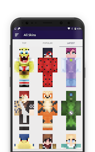 Cartoon Skins - Image screenshot of android app