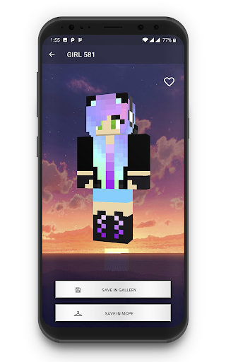 Cute Girls Skins - Image screenshot of android app