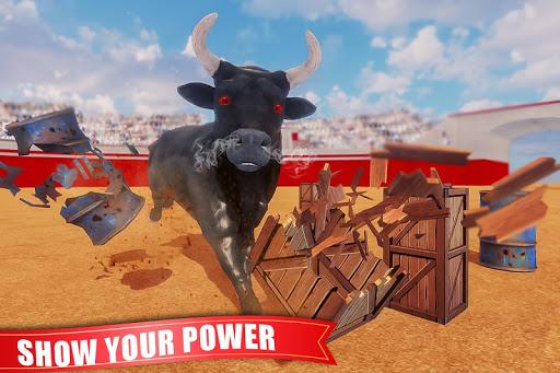 Angry Bull Attack Simulator 2019 - Gameplay image of android game