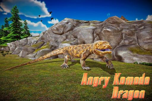 Angry Komodo Dragon: Epic RPG Survival Game - Gameplay image of android game