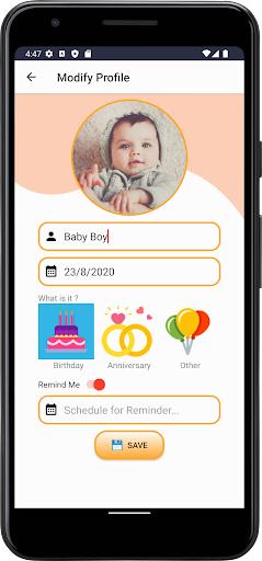 Baby Age Calculator - Image screenshot of android app
