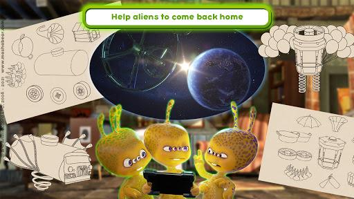 Masha and the Bear: UFO - Gameplay image of android game