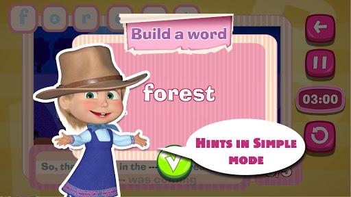 Masha and the Bear: Word Game - عکس برنامه موبایلی اندروید