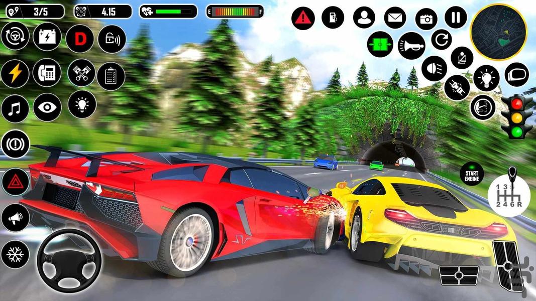 بازی ماشین اسپرت - Gameplay image of android game