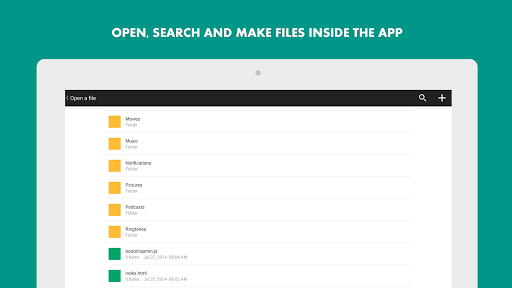 Turbo Editor // Text Editor - عکس برنامه موبایلی اندروید