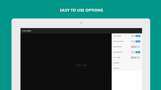 Turbo Editor // Text Editor - عکس برنامه موبایلی اندروید