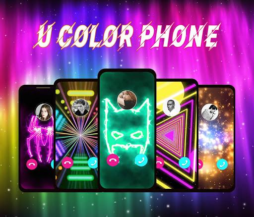 U Color Phone - 3D Color Call Flash, Call Screen - عکس برنامه موبایلی اندروید