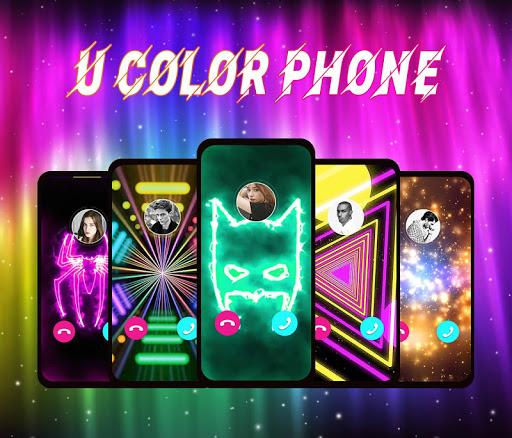 U Color Phone - 3D Color Call Flash, Call Screen - Image screenshot of android app