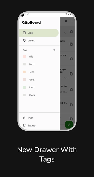 Clipboard - Copy Paste & Notes - Image screenshot of android app