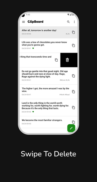 Clipboard - Copy Paste & Notes - Image screenshot of android app