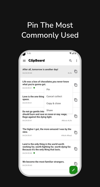 Clipboard - Copy Paste & Notes - Image screenshot of android app