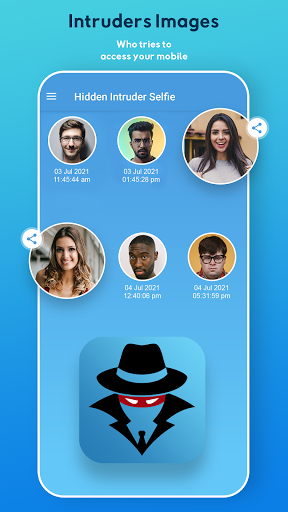 Hidden Intruder Selfie - Who t - Image screenshot of android app