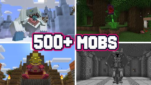 500 Mobs for Minecraft PE - عکس برنامه موبایلی اندروید