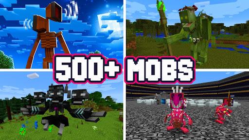 500 Mobs for Minecraft PE - عکس برنامه موبایلی اندروید