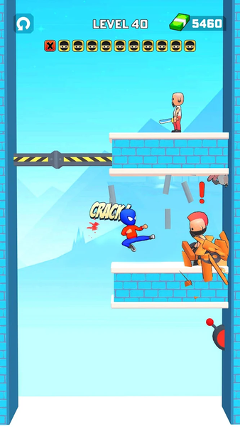 Swing Hero: Superhero Fight - Gameplay image of android game
