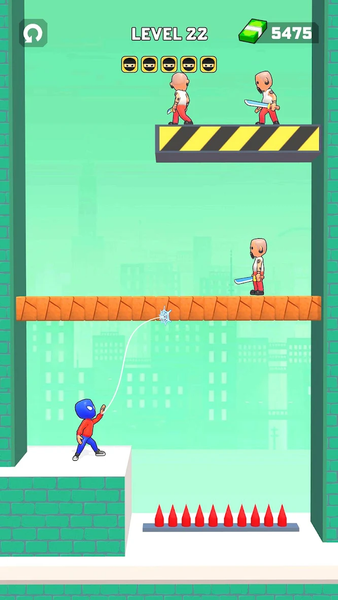Swing Hero: Superhero Fight - Gameplay image of android game