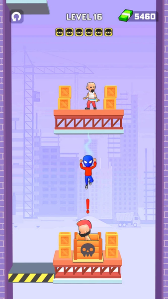 Swing Hero: Superhero Fight - Gameplay image of android game