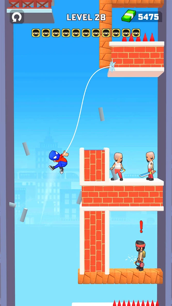 Swing Hero: Superhero Fight - Gameplay image of android game