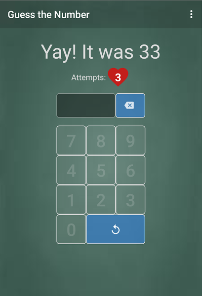 Guess My Number - Gameplay image of android game