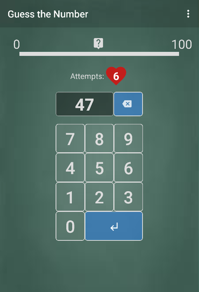 Guess My Number - Gameplay image of android game