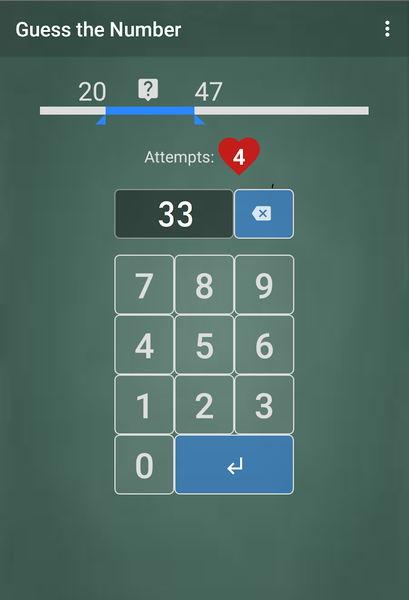 Guess My Number - Gameplay image of android game