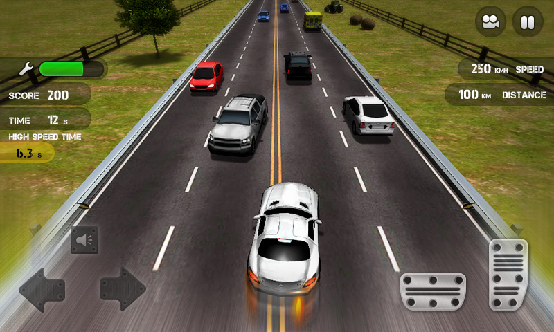 Race the Traffic - Gameplay image of android game