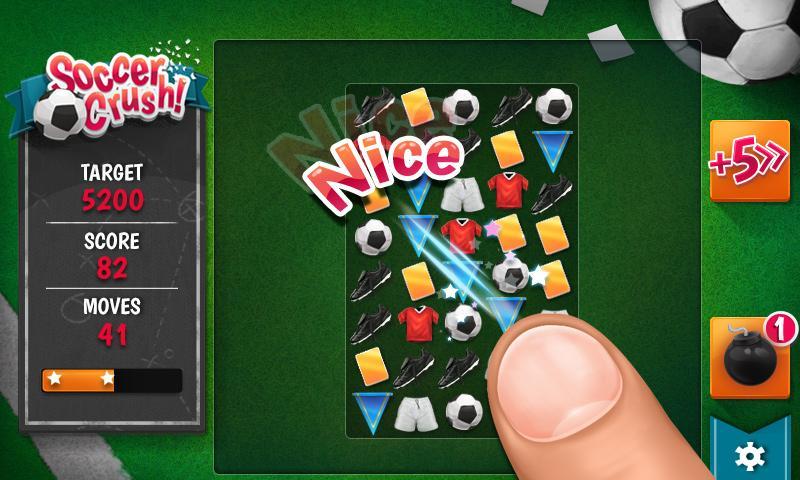 Soccer Crush - Gameplay image of android game