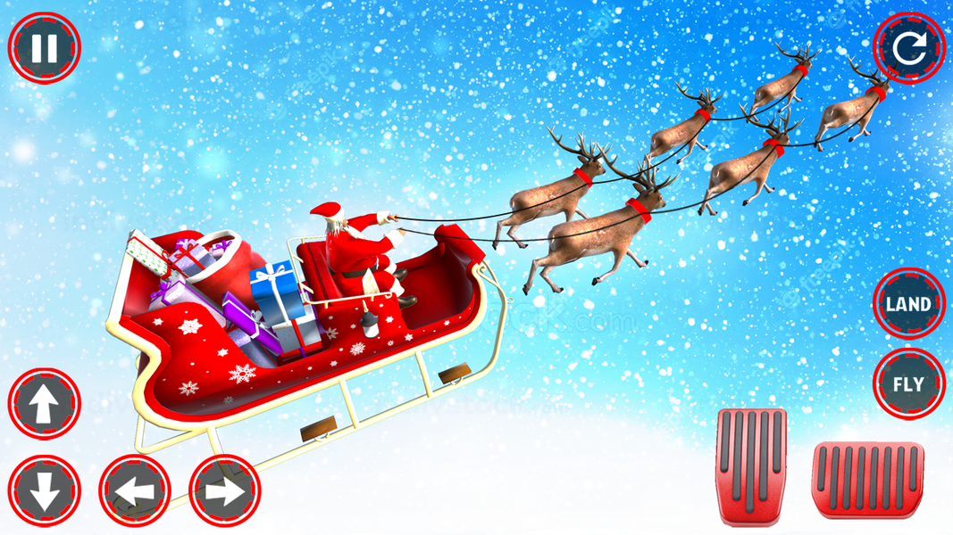 Santa Gift Delivery Christmas - عکس بازی موبایلی اندروید