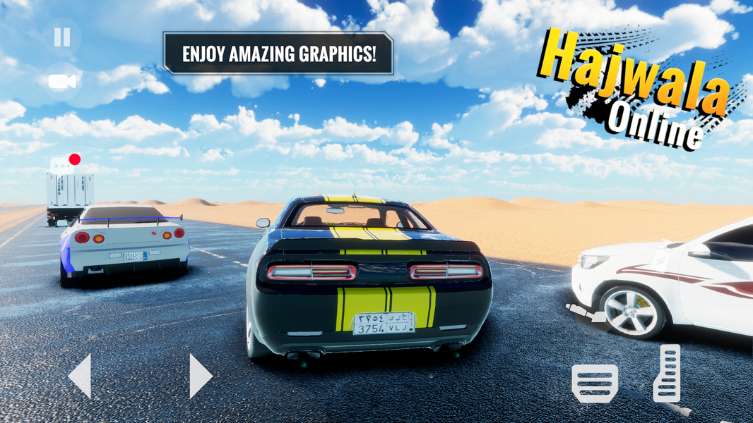 Hajwala & Drift Online - Gameplay image of android game