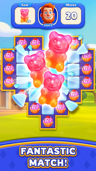 Match Fever - Match 3 Puzzles - Gameplay image of android game