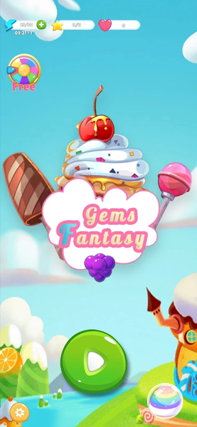 Gems Fantasy - Match 3 Games - عکس بازی موبایلی اندروید