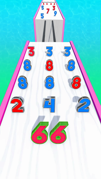 Number Master Run ۳D Games - عکس بازی موبایلی اندروید