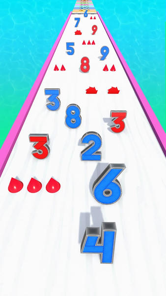 Number Master Run 3D Games - عکس بازی موبایلی اندروید