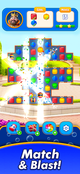 3D Real Match - Tiles Puzzle - Gameplay image of android game