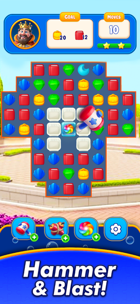 3D Real Match - Tiles Puzzle - Gameplay image of android game