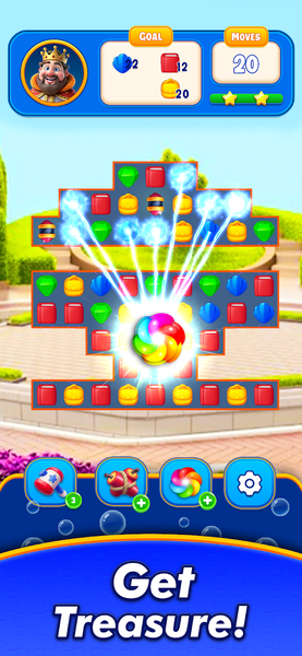 3D Real Match - Tiles Puzzle - Gameplay image of android game