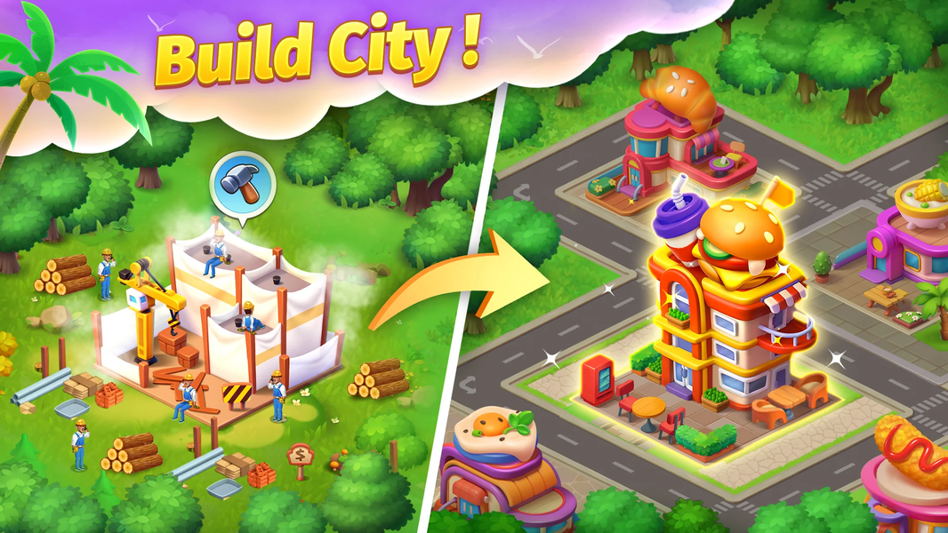 SimTown Match - Build & Match - عکس بازی موبایلی اندروید