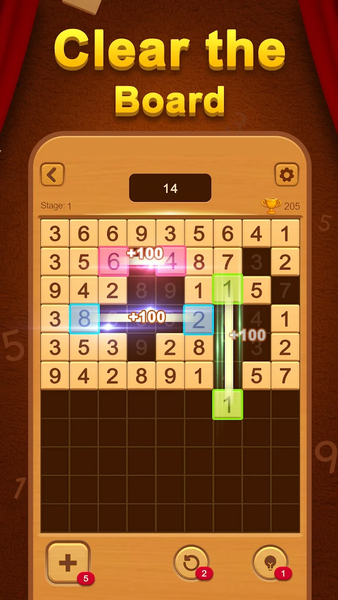 Wood Number - Match Ten Games - عکس بازی موبایلی اندروید