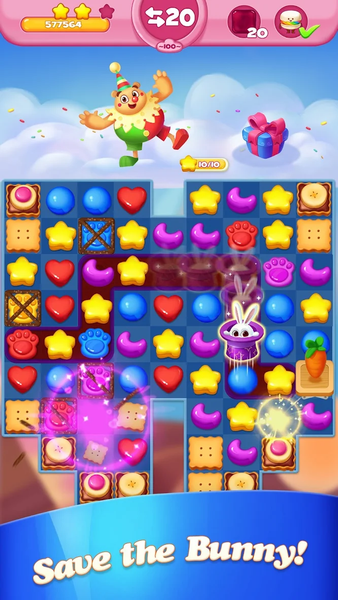 Cake Crush Match 3 Blast Mania - Gameplay image of android game