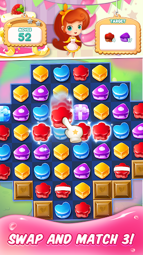Cake Match 3 Mania - Gameplay image of android game