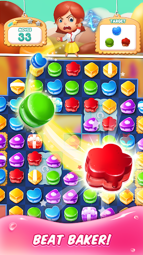 Cake Match 3 Mania - Gameplay image of android game