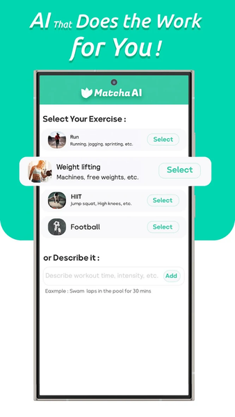 Matcha AI | Calorie Counter - Image screenshot of android app