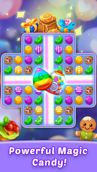 Candy Fever Smash - Match 3 - Gameplay image of android game