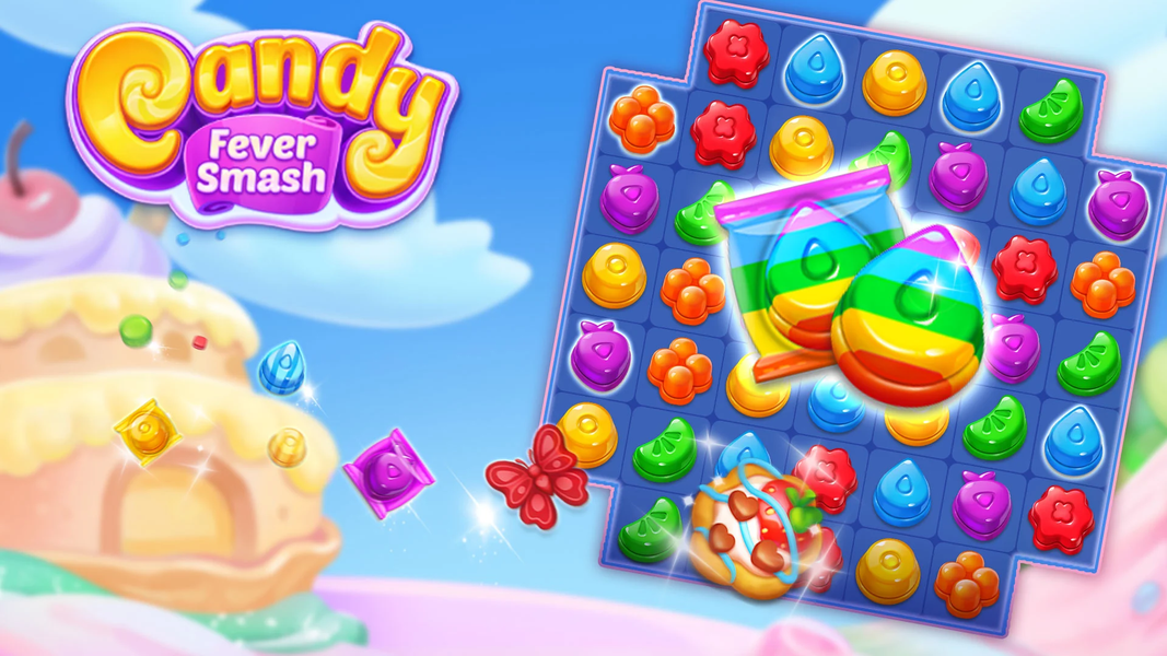Candy Fever Smash - Match ۳ - عکس بازی موبایلی اندروید