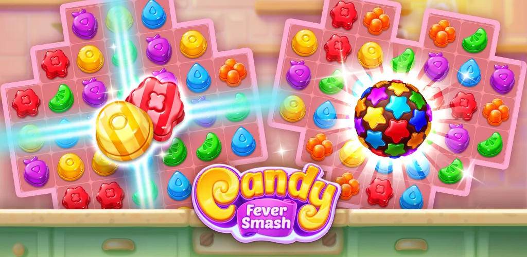 Candy Fever Smash - Match ۳ - عکس بازی موبایلی اندروید