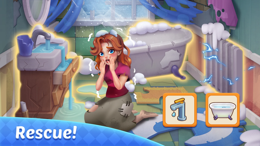 Triple Family ۳D™- Match Story - عکس بازی موبایلی اندروید